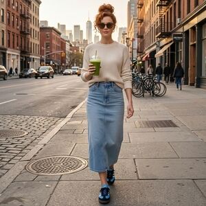 Joe Fresh Denim Maxi Skirt